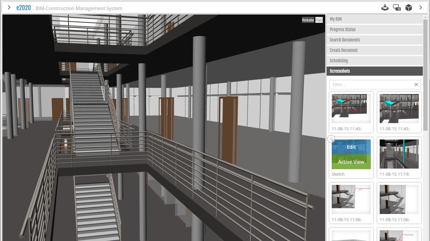 BIM saved scenes