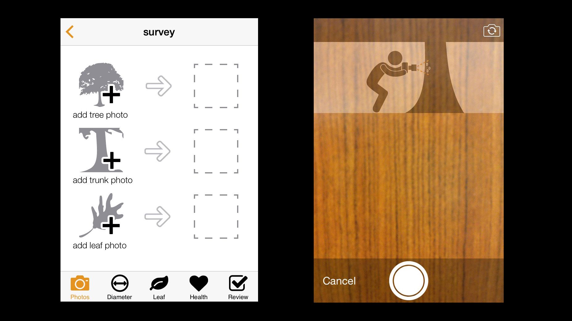 GSOB Mobile app screens