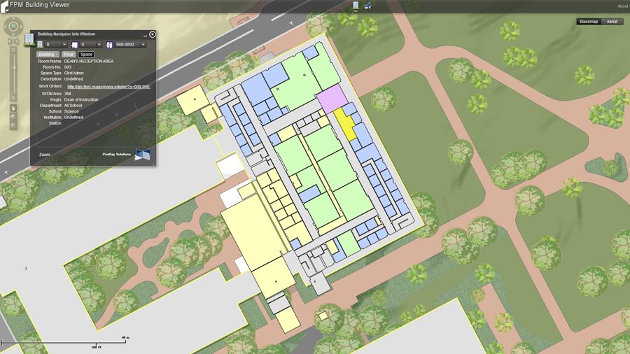 Building floor plan